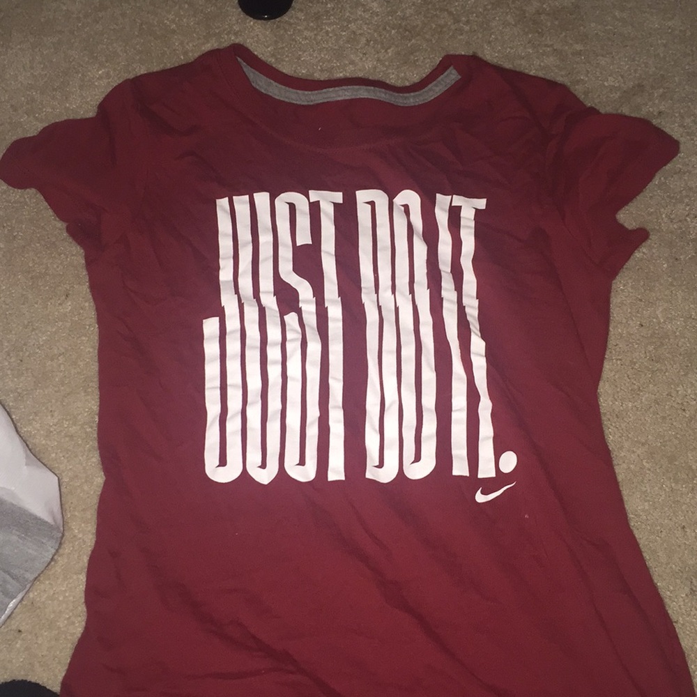 Red Nike Work out shirt